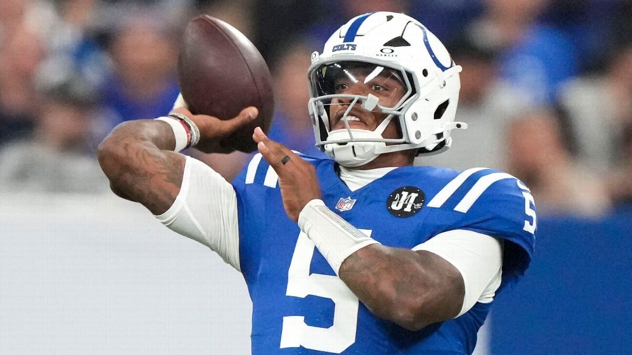 Colts GM sees QB room with Anthony Richardson, despite trade ask