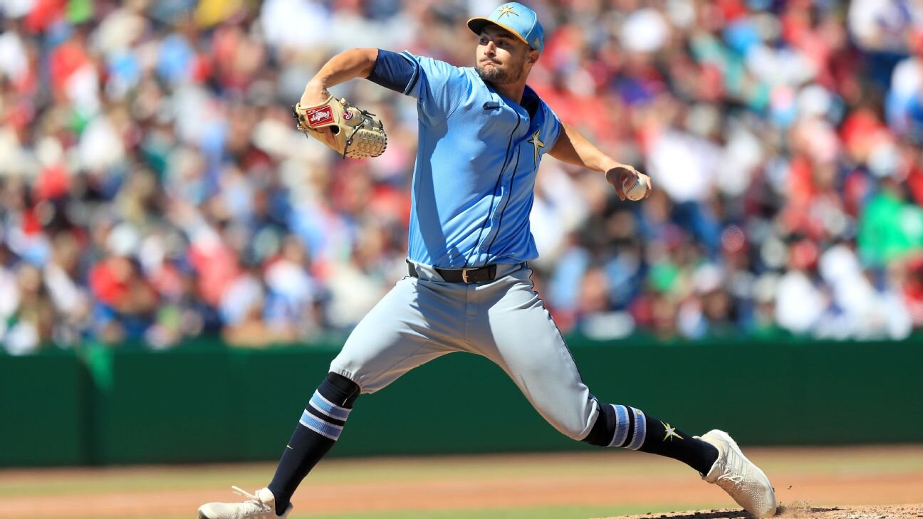 Rays starter Shane McClanahan exits game due to back tightness
