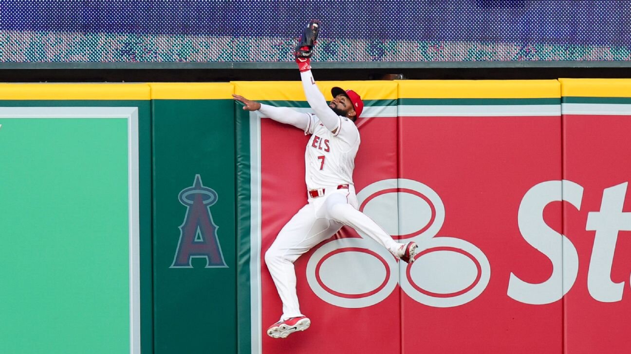 Angels send Jo Adell to Guardians for catcher Jacob Cozart