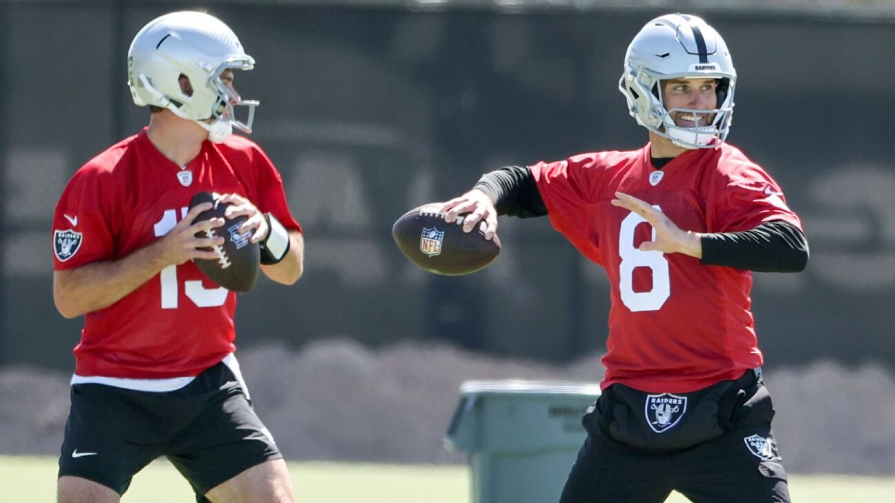 Fernando Mendoza fine opening as Raiders' QB2 behind Kirk Cousins