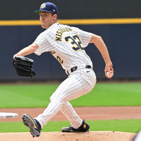 Misiorowski strikes out first 7 Rockies, sets Brewers record