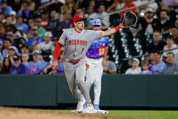 Reds utility man Spencer Steer on 10-day IL with wrist sprain