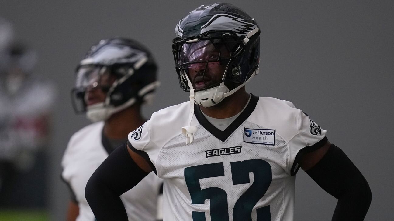 Eagles OLB Jonathan Greenard lands on PUP with pec strain