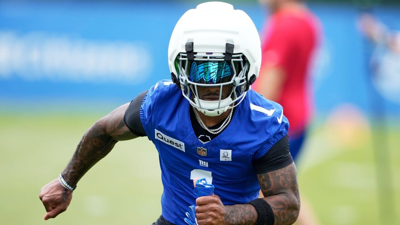 Giants' Nabers looks 'good' in 1st practice since knee injury