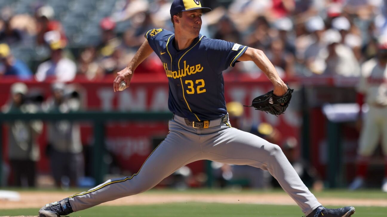 Brewers' Jacob Misiorowski rips 'awful' Angel Stadium mound
