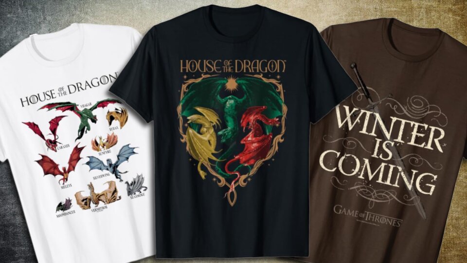 Amazon's Game of Thrones T-Shirt Sale Has Some Great House of the Dragon Designs