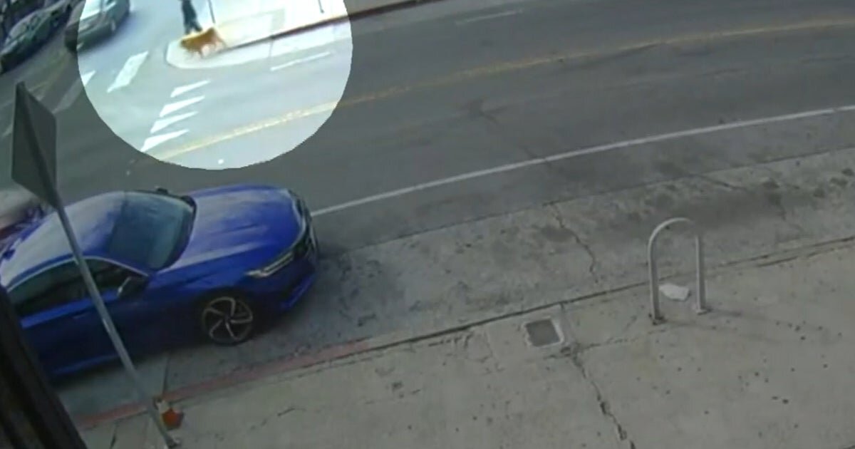 Woman hospitalized after being struck by car driven by young children