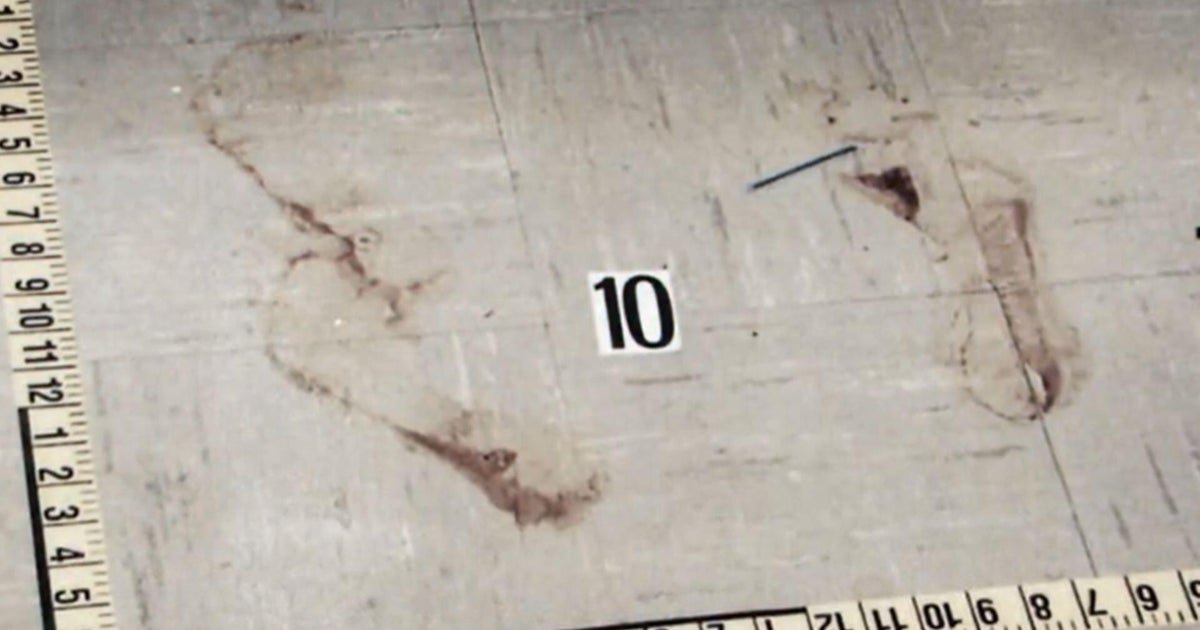 Bloody, bare footprints lead to decadeslong search for woman's killer