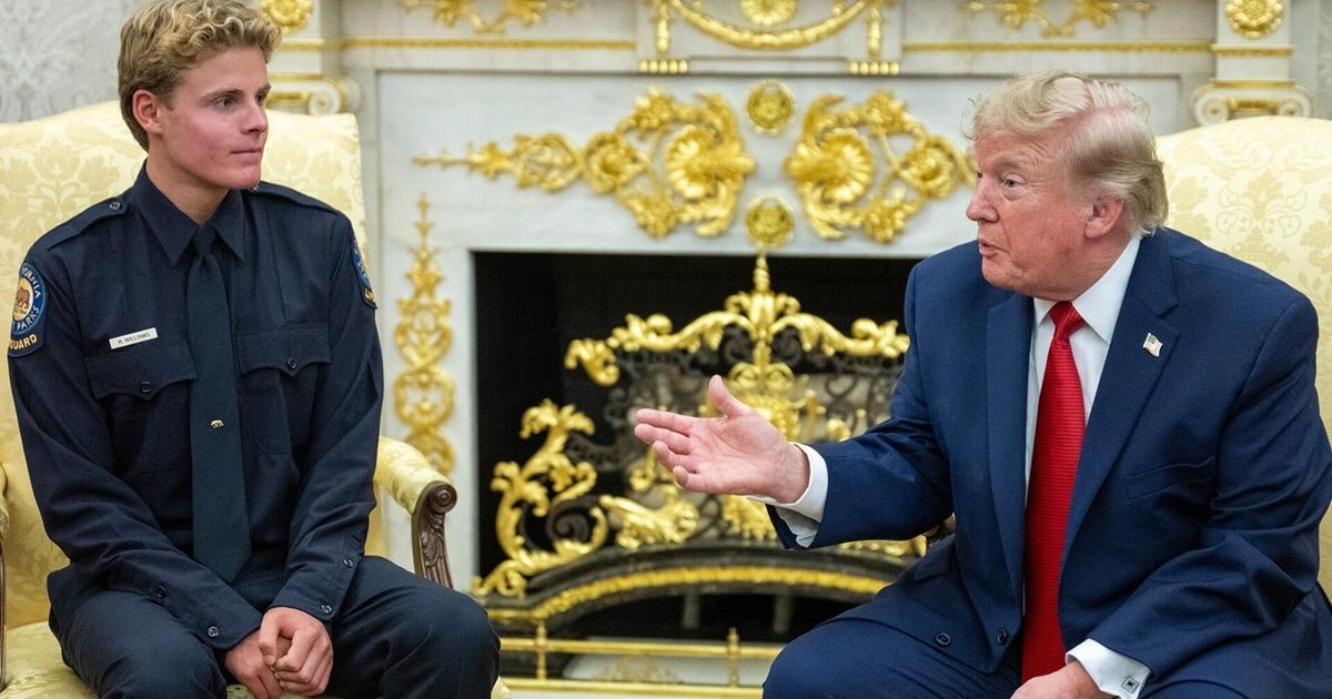Trump meets with hero lifeguard, takes questions on Iran, USS Lincoln and more