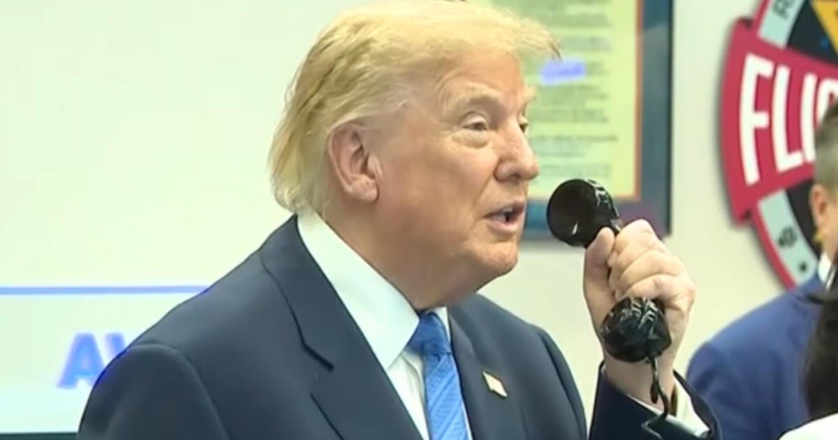 Trump calls International Space Station during visit to NASA Mission Control Center