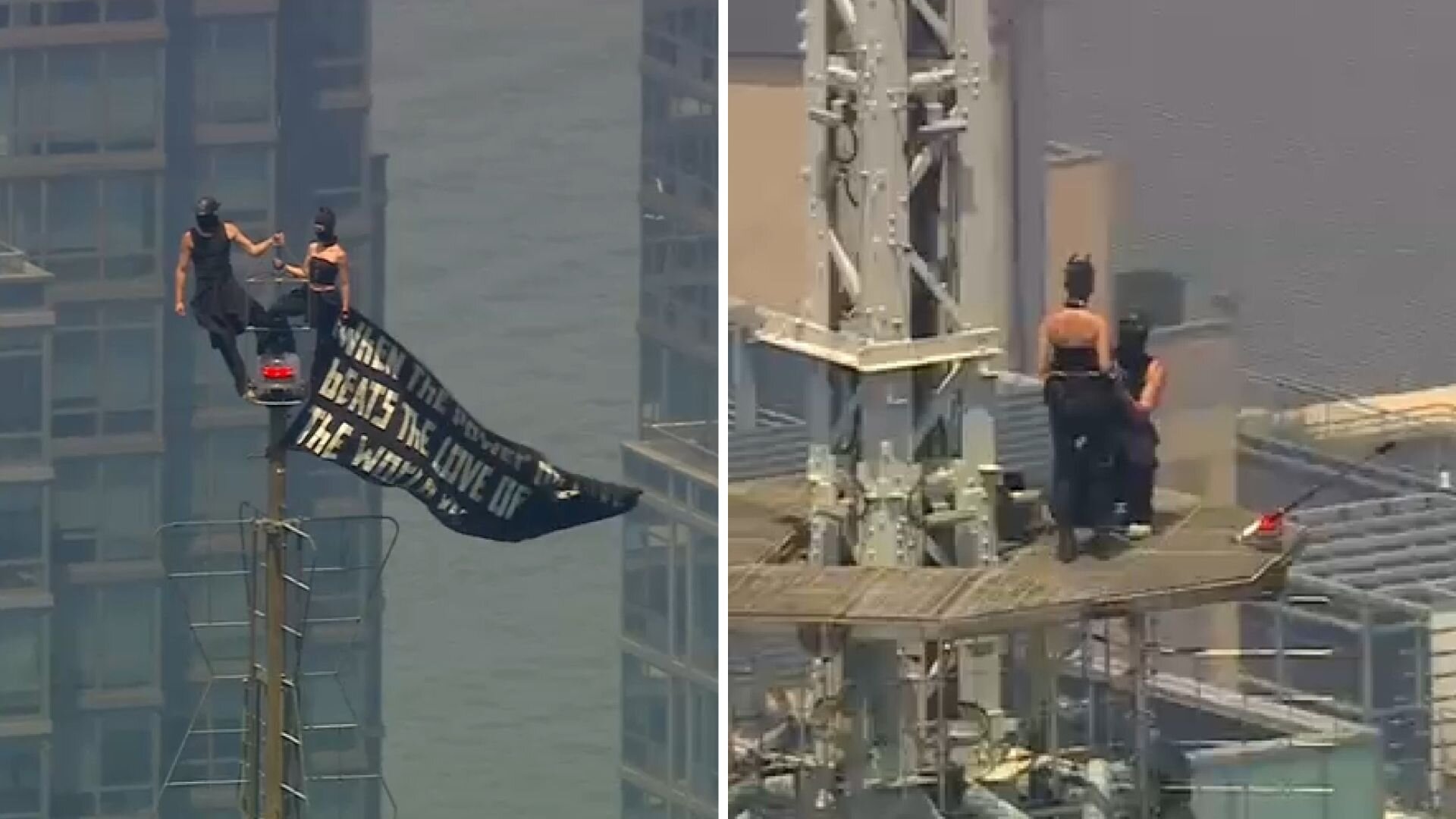Empire State Building climbers due back in court over viral engagement stunt