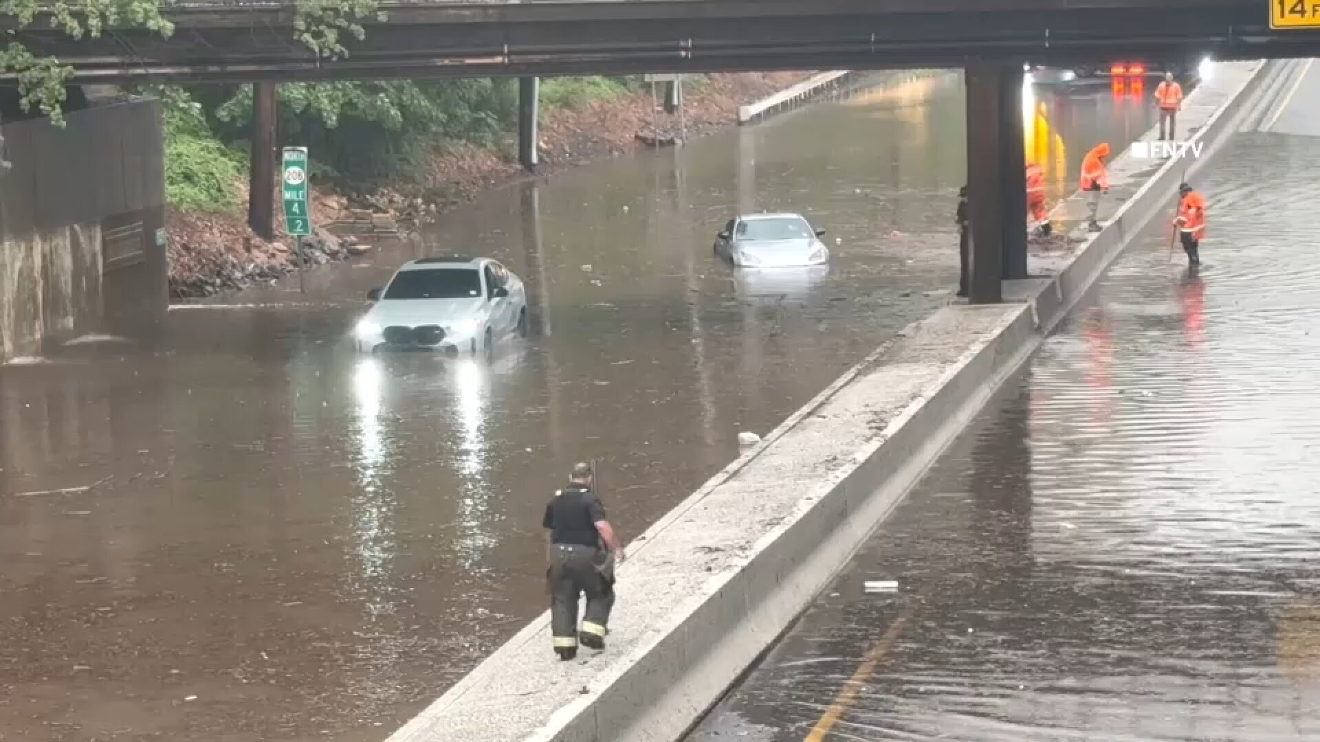 Storm cleanup underway after flash flooding, hail and lightning slam parts of New Jersey