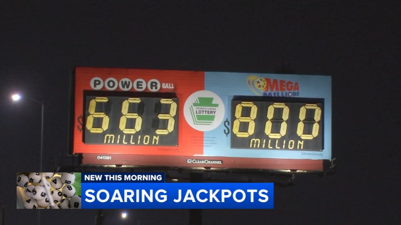 Lottery jackpots grow with no weekend wins
