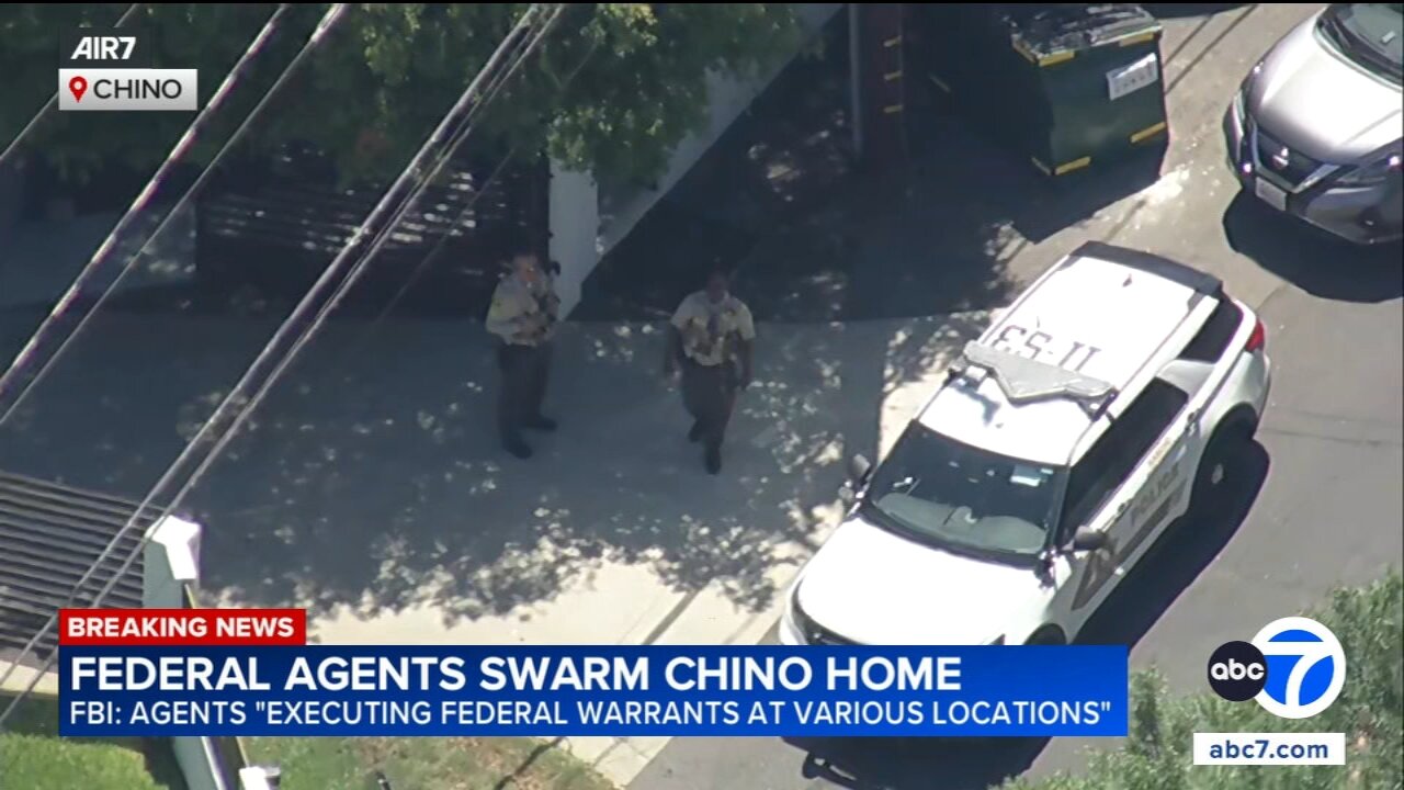 FBI serves warrants at Ontario home and other locations in San Bernardino County