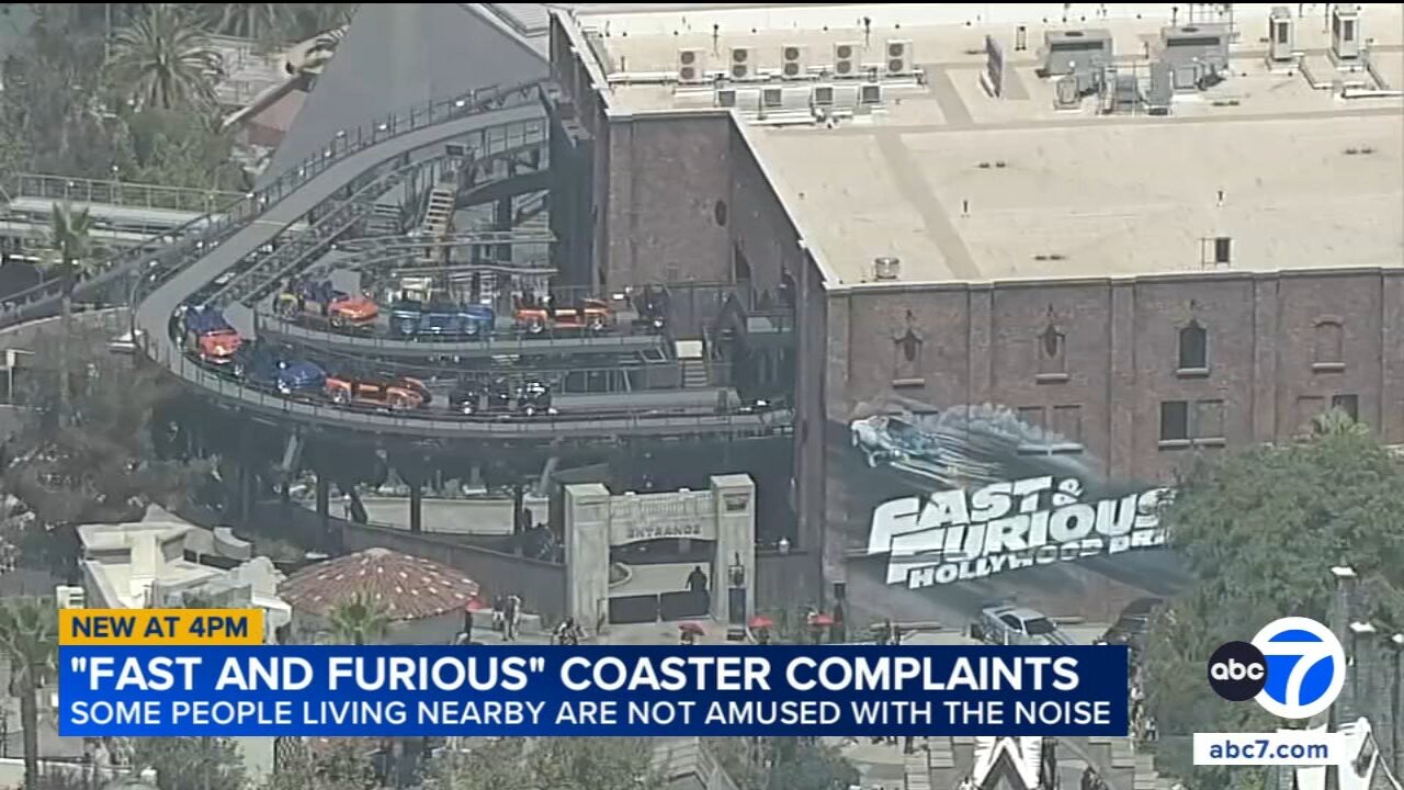 Universal's 'Fast and Furious' roller coaster draws noise complaints from neighbors