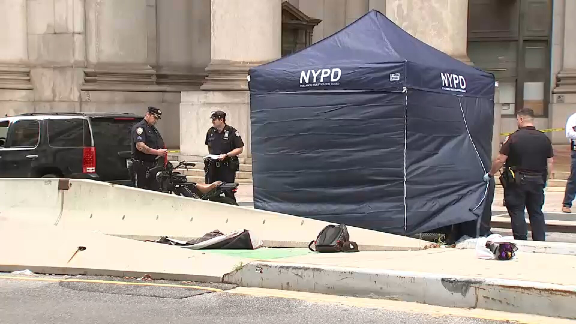 Teen e-bike rider struck and killed by SUV near NYPD headquarters