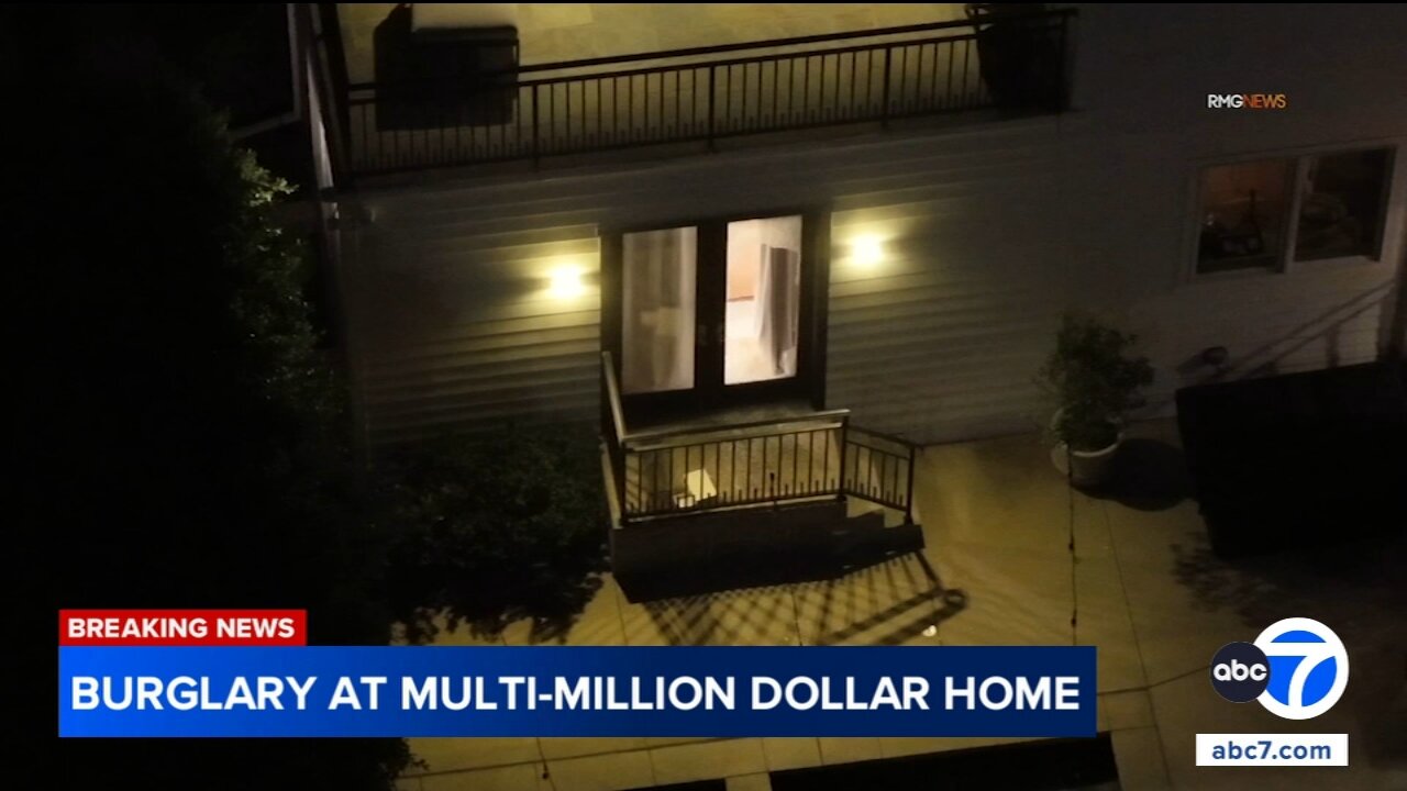 Burglary reported at multi-million dollar Studio City home