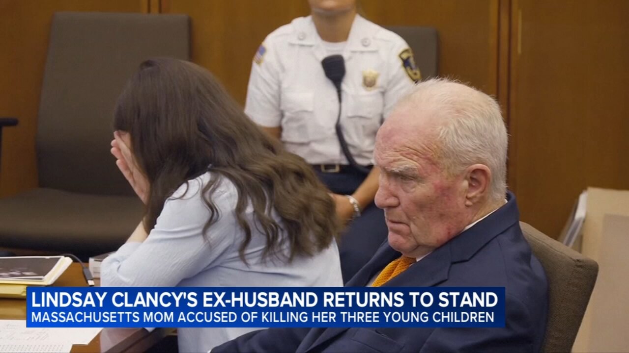 She killed the kids!' 911 call from Lindsay Clancy's husband brings tears to the courtroom