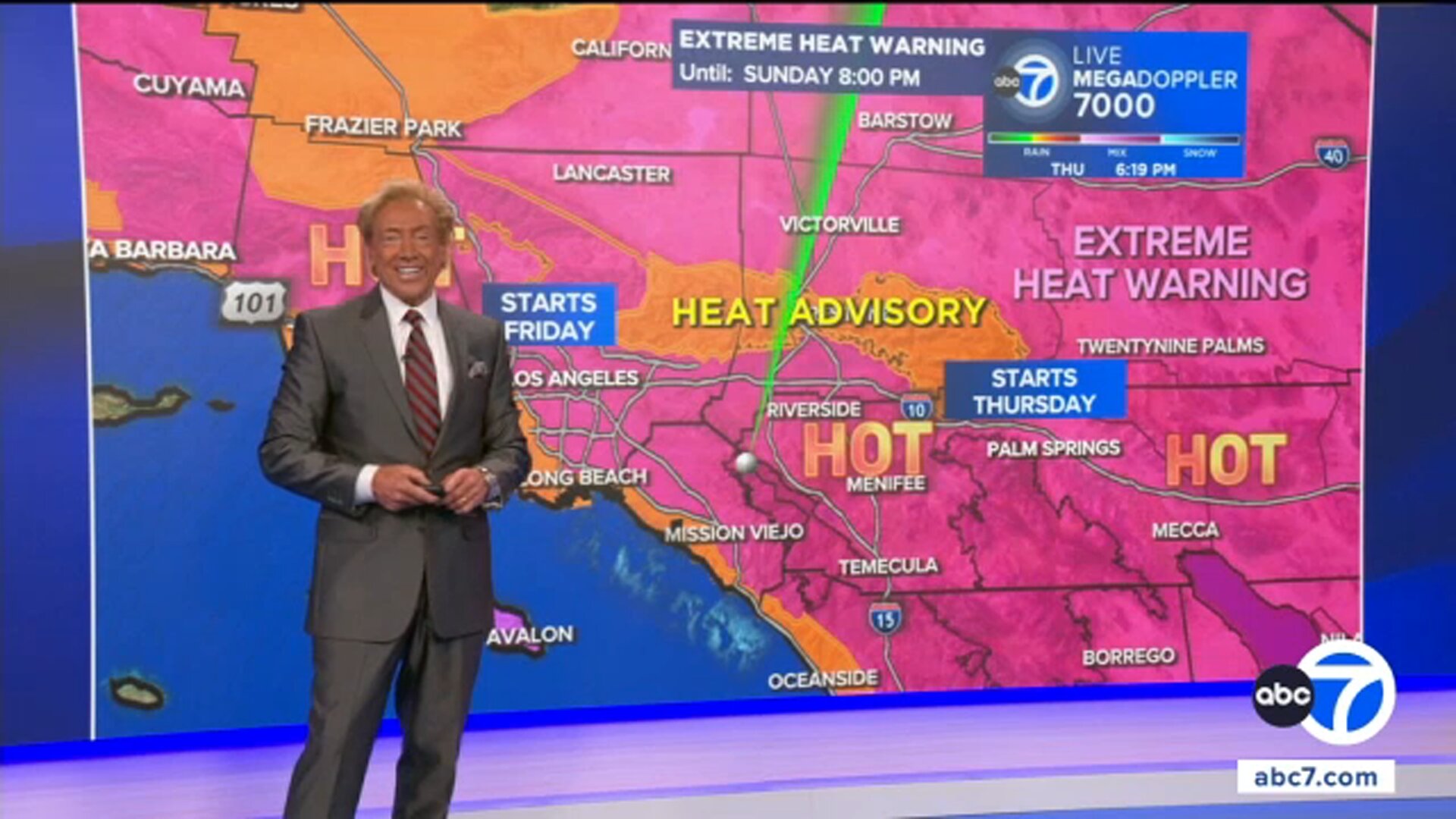 Extreme heat warning, advisories remain in SoCal amid scorching temps