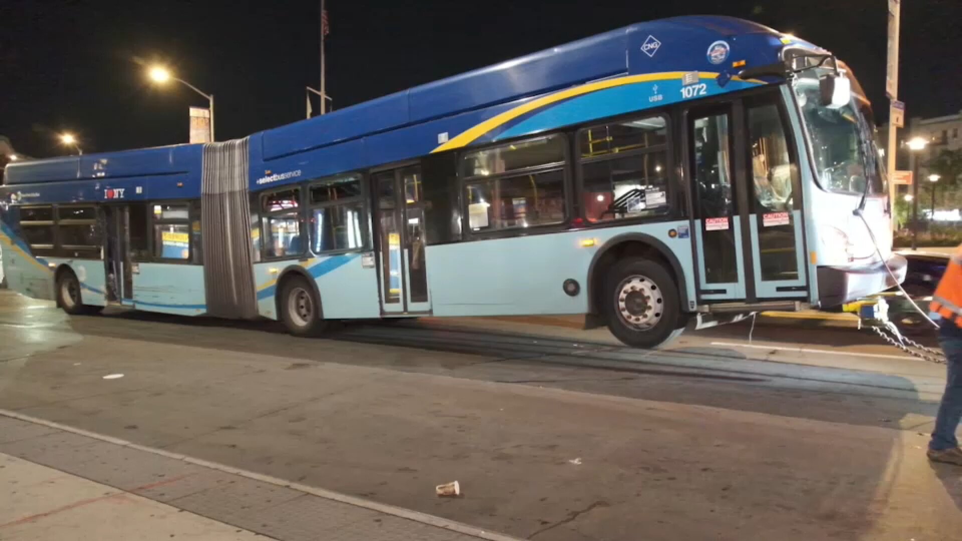 2 MTA buses collide injuring 5 in the Bronx