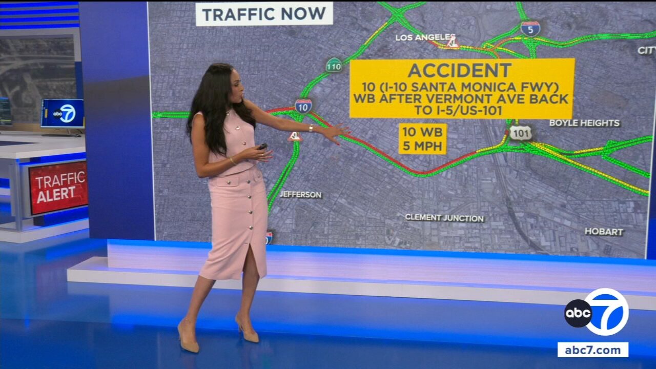 Pedestrian struck, killed on 10 Freeway near Vermont Avenue in Mid-City; several lanes closed