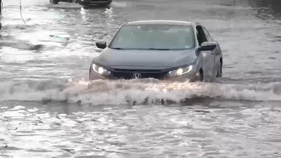 Drenching rain brings flood of troubles to morning commute across Tri-State