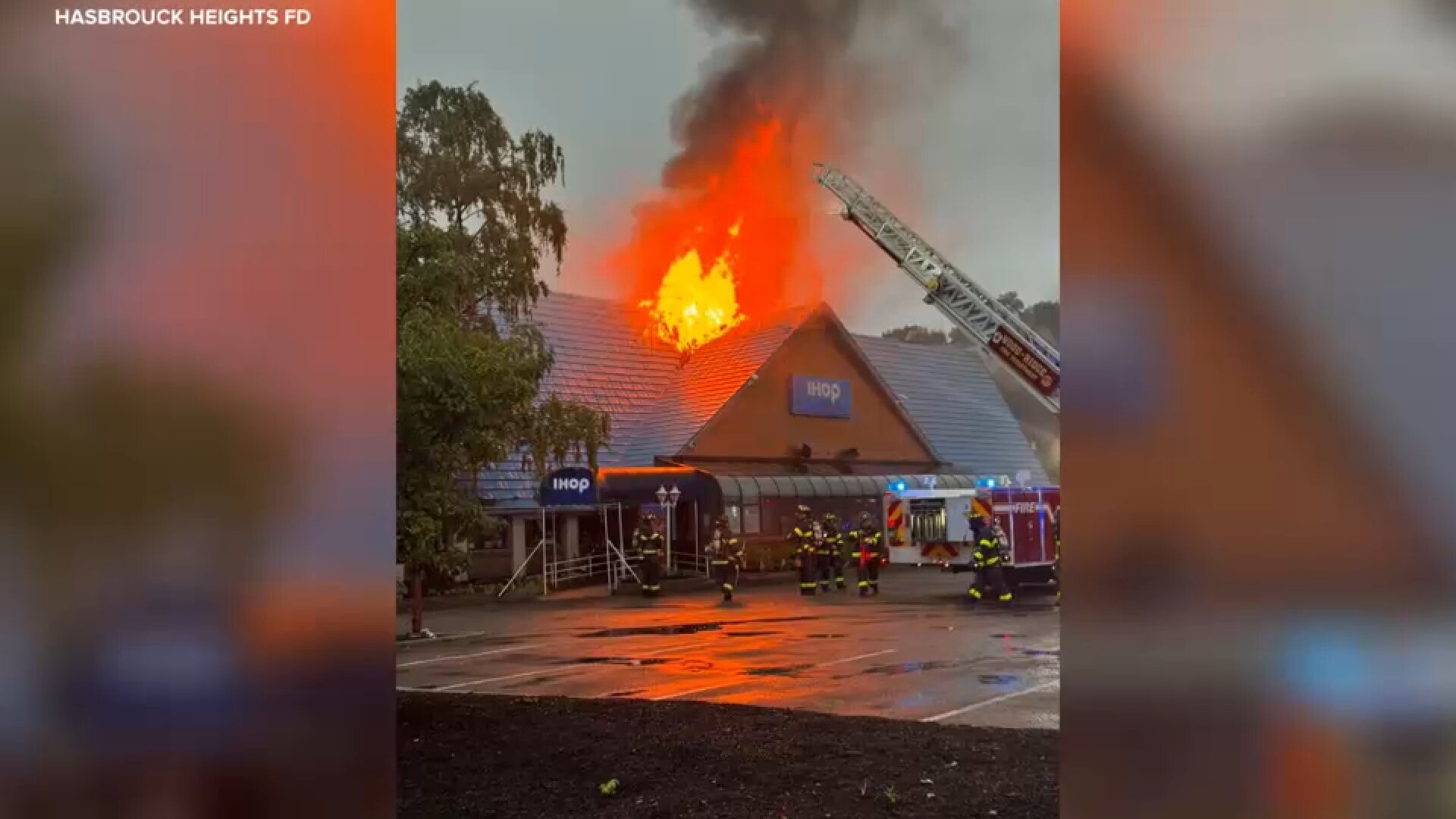 Fire damages IHOP restaurant during breakfast rush in Hasbrouck Heights