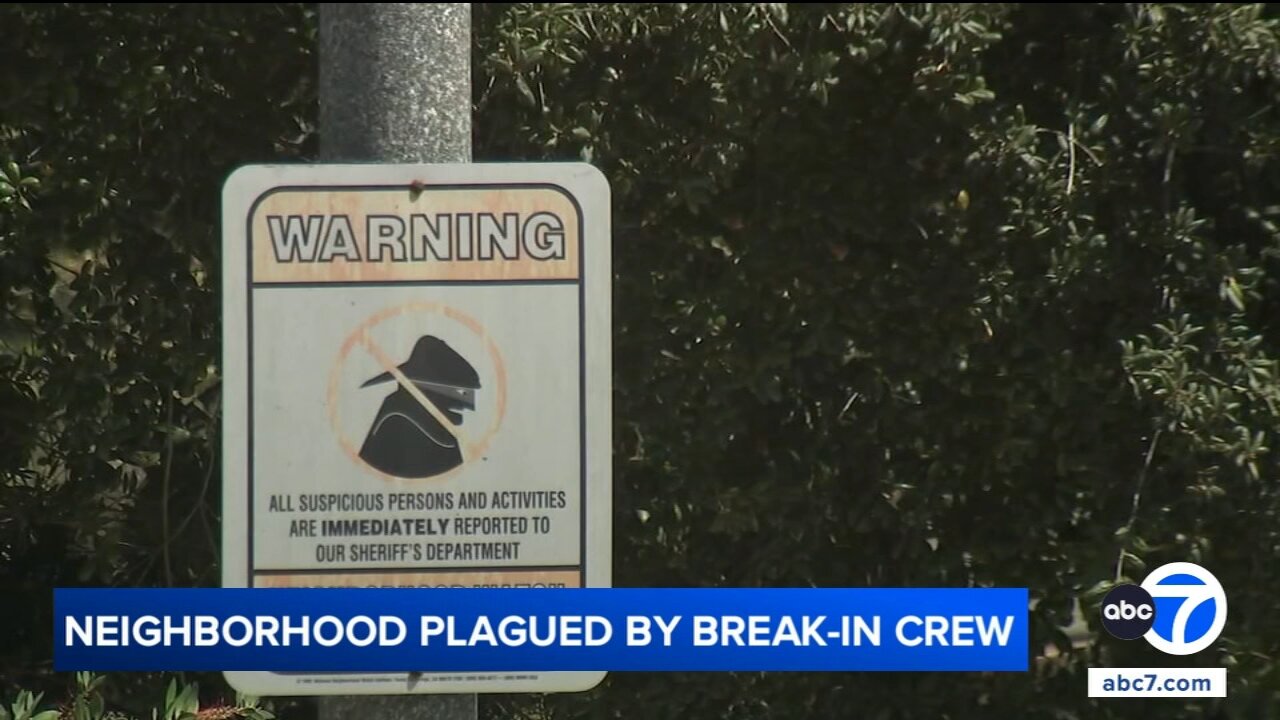 LA's Tujunga neighborhood shaken after rash of home break-ins