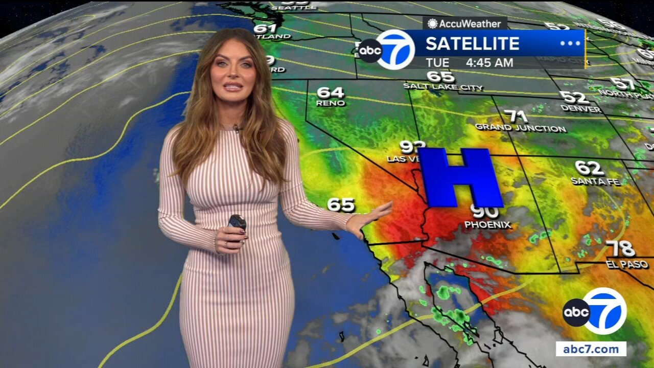 Very slight extreme heat relief moves into parts of Southern California
