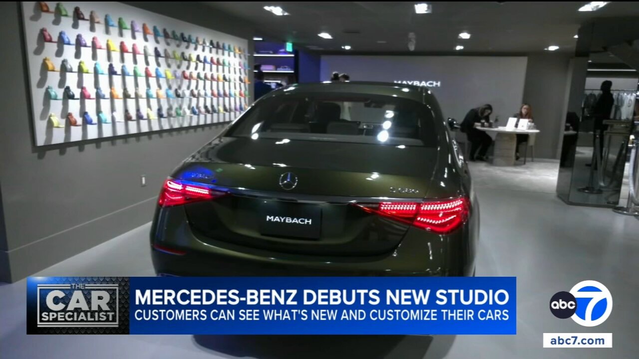 Mercedes-Benz opens new studio space in Beverly Hills, shows off high-end Maybach models