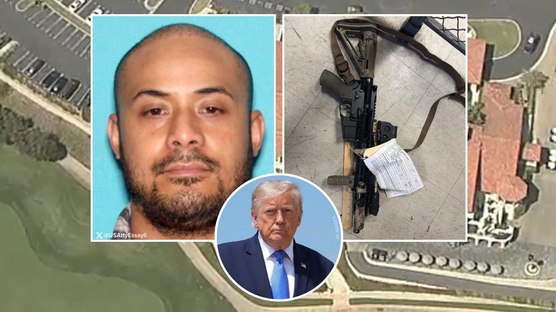 Man arrested at Trump LA golf course set to appear in court on state, federal charges