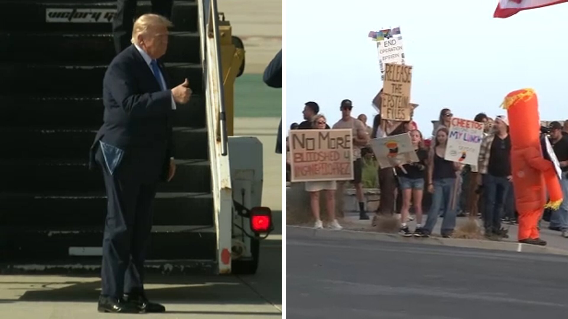Man arrested at Trump LA golf course days before president's planned visit