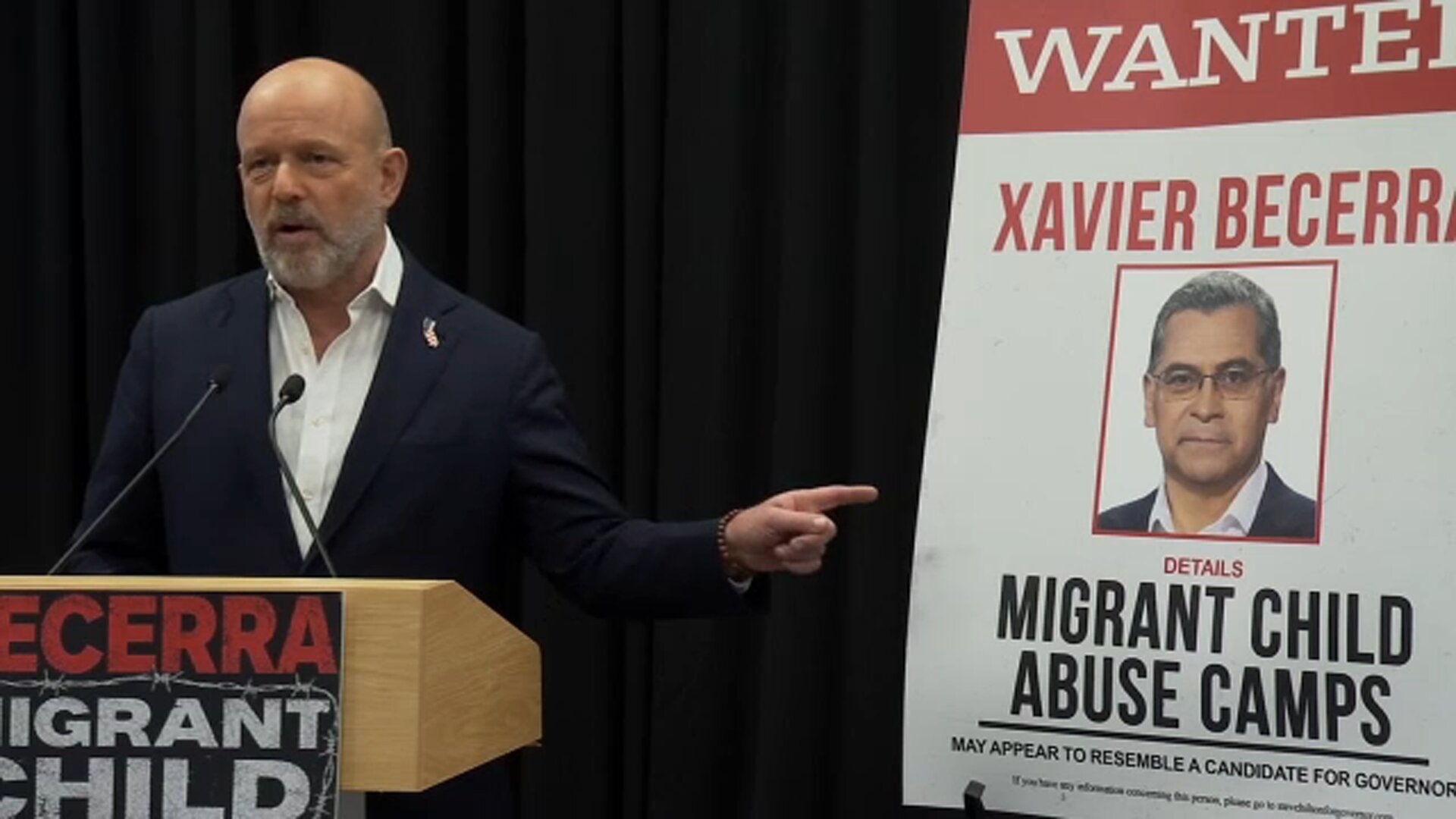 CA gubernatorial candidate Steve Hilton accuses Xavier Becerra of putting migrant children at risk