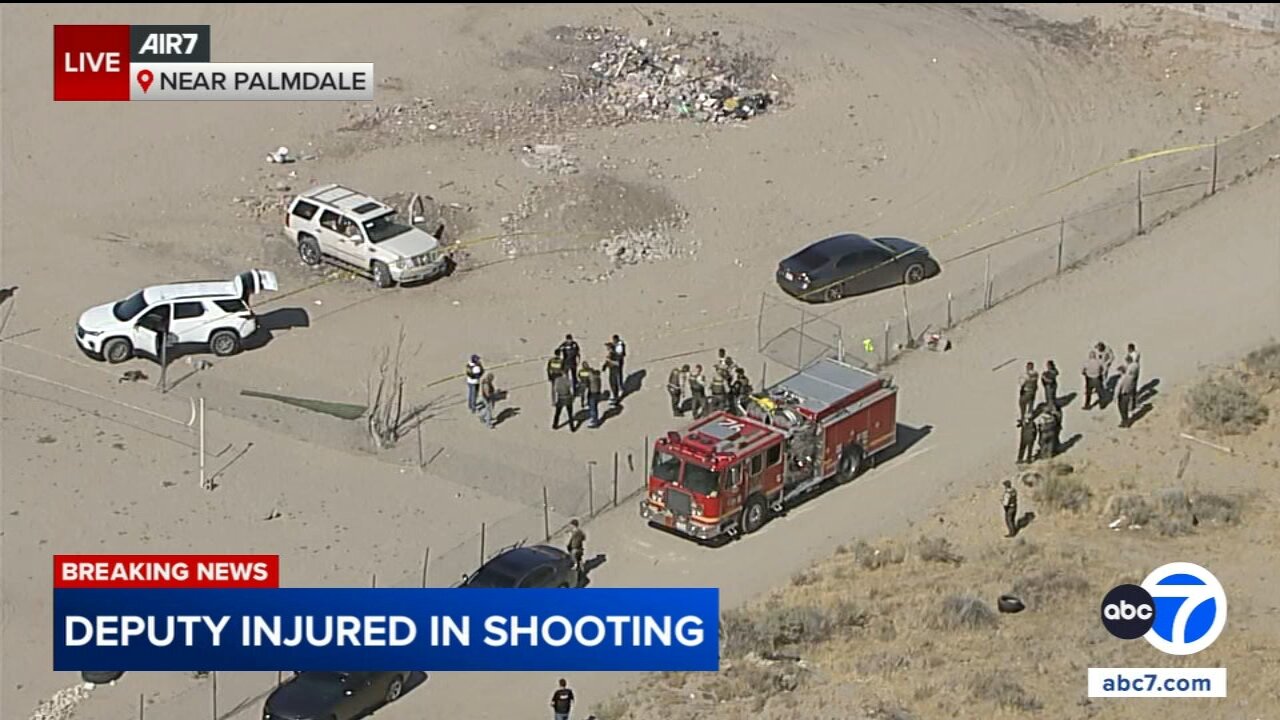 San Bernardino County sheriff's detective shot while conducting investigation in Palmdale
