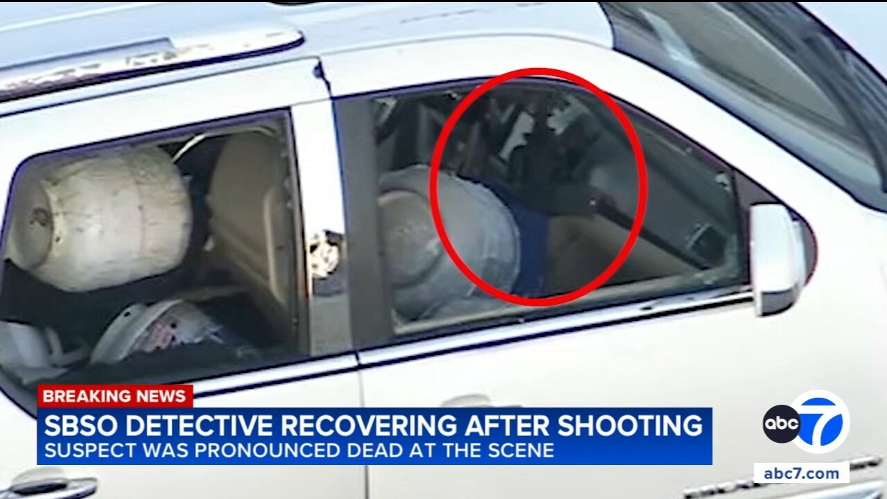 San Bernardino County sheriff's detective wounded, suspect killed in shooting near Palmdale