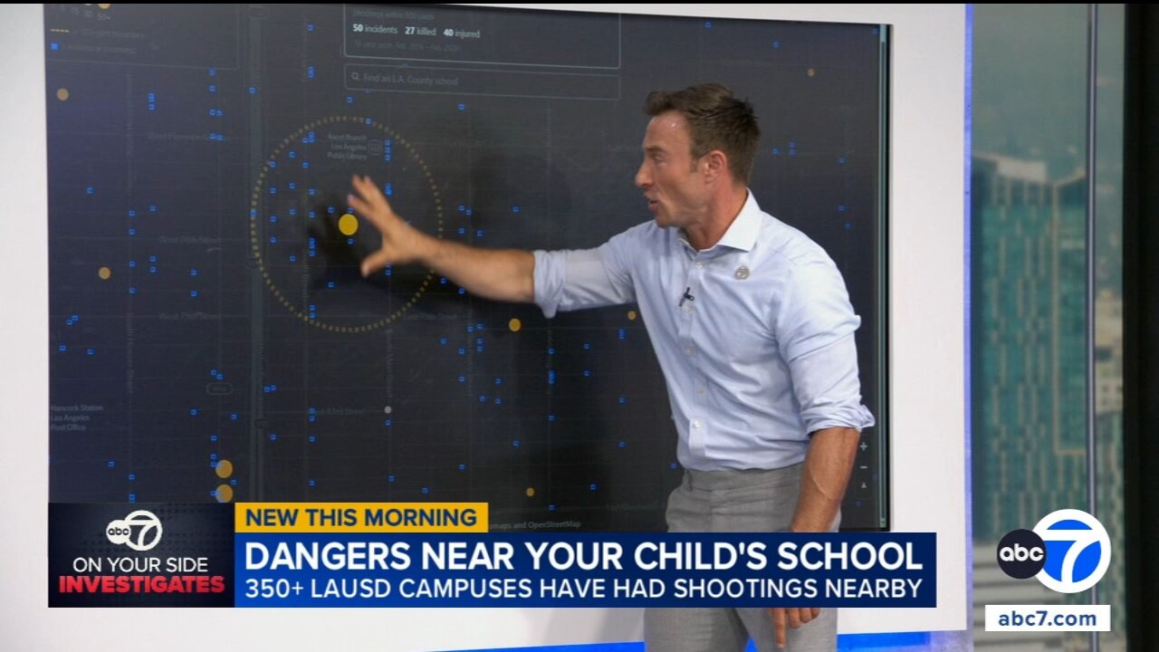 New map allows parents to look up gunfire reported around their child's school