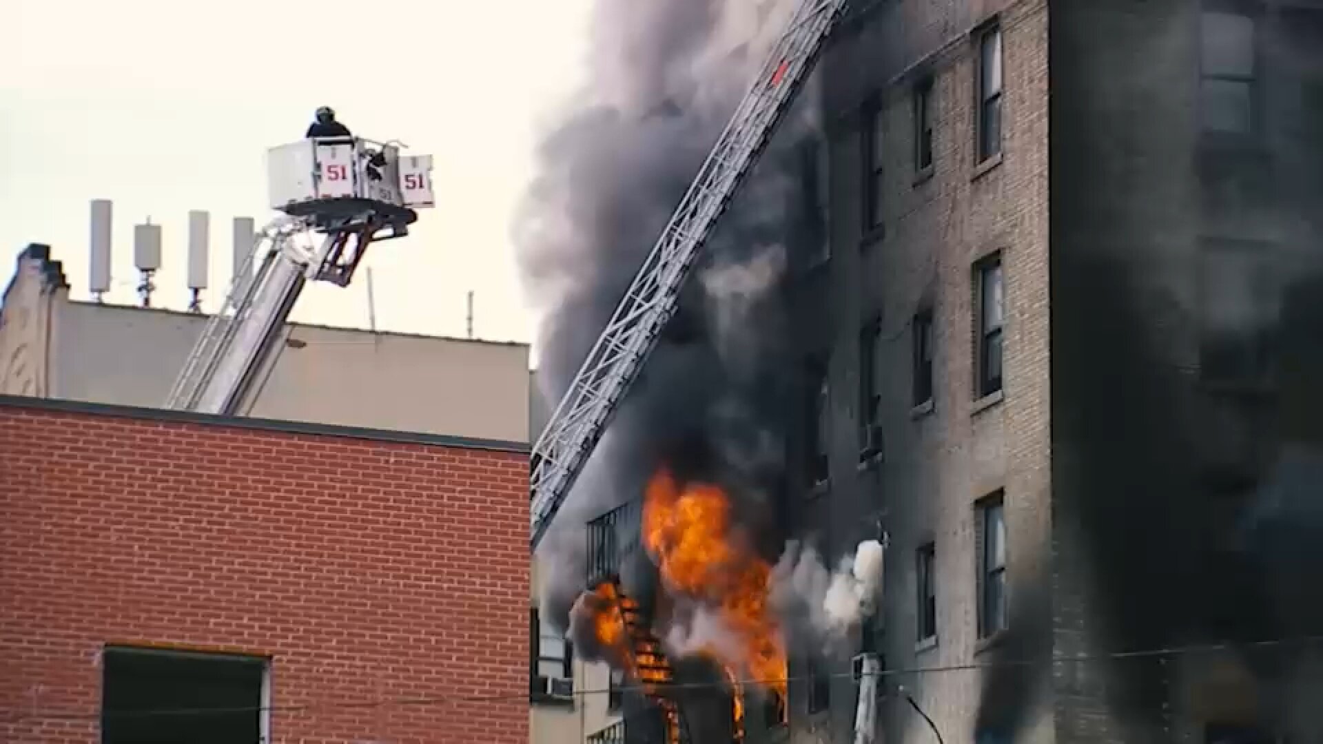 Dozens displaced after deadly explosion and 5-alarm fire rips through Bronx apartment building