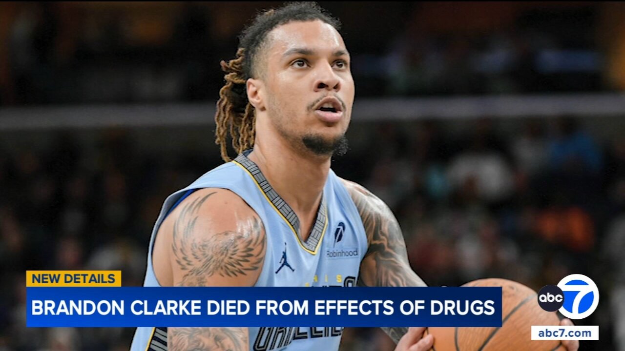 Grizzlies player Brandon Clarke's cause of death released by LA County Medical Examiner