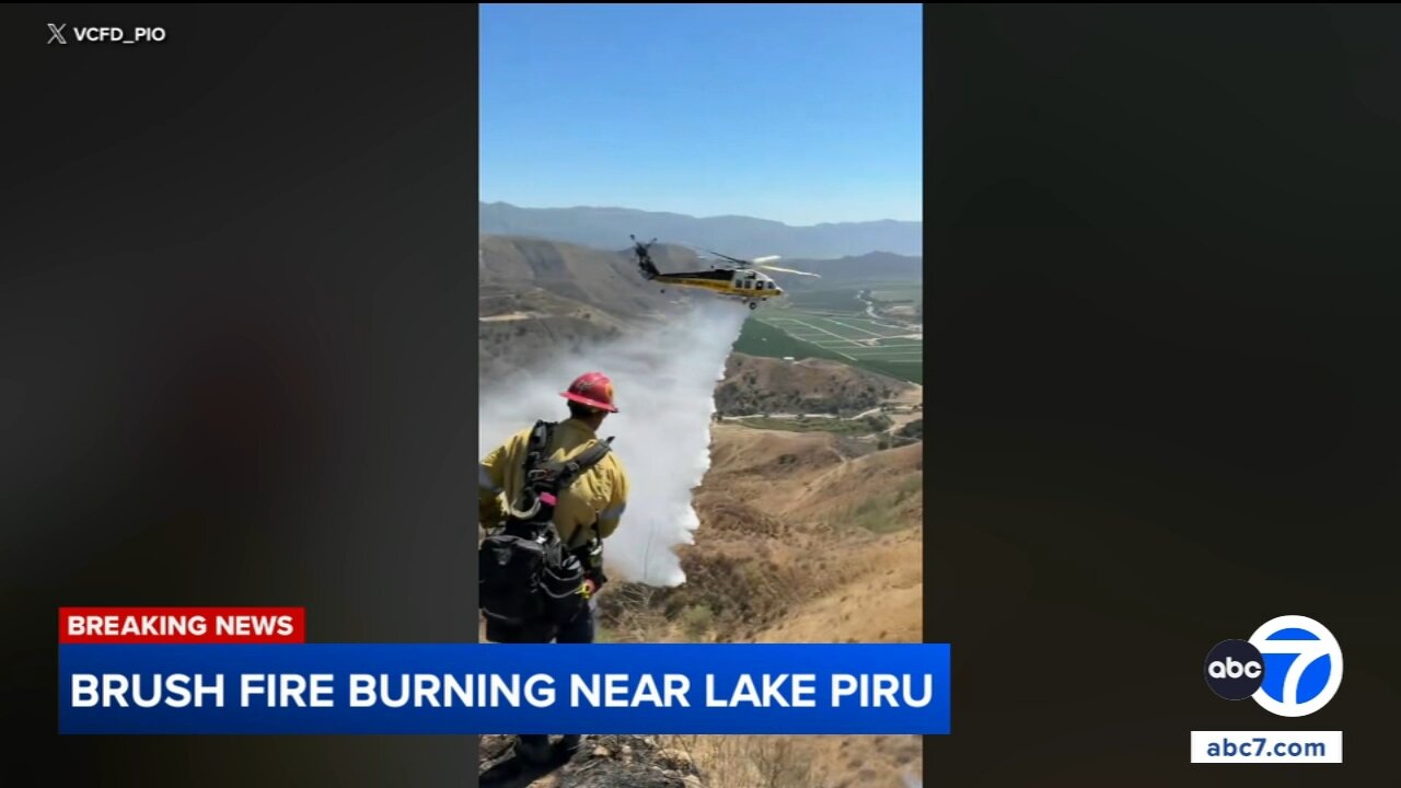 Brush fire near Holser Canyon prompts evacuation warnings in unincorporated Ventura County