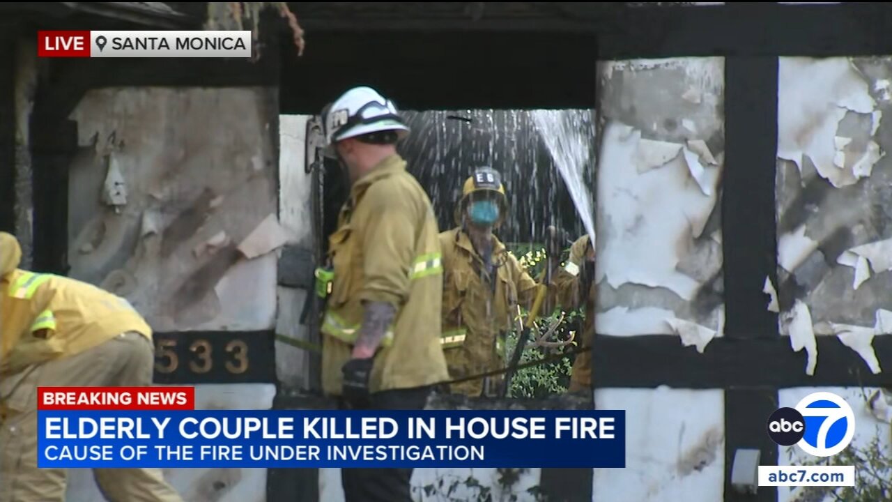 2 found dead after firefighters extinguish house fire in Santa Monica