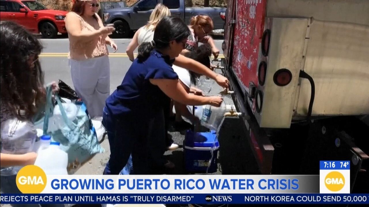 Puerto Rico working with federal agencies on water crisis, governor says