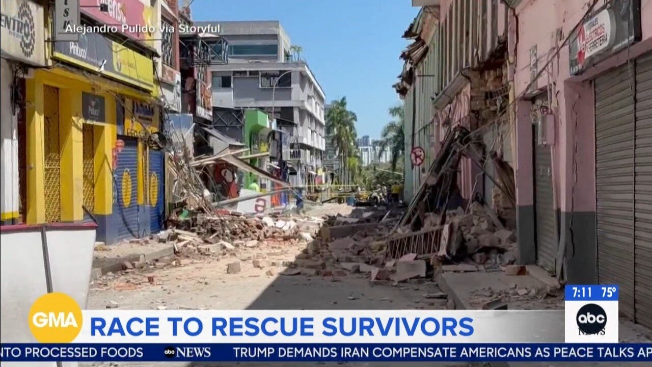 Colombia searches for its missing after a powerful earthquake kills more than 100