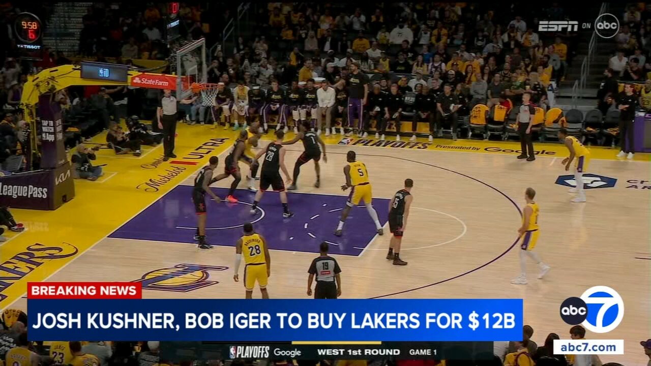 Bob Iger, Josh Kushner to buy Lakers for more than $12 billion, ESPN reports
