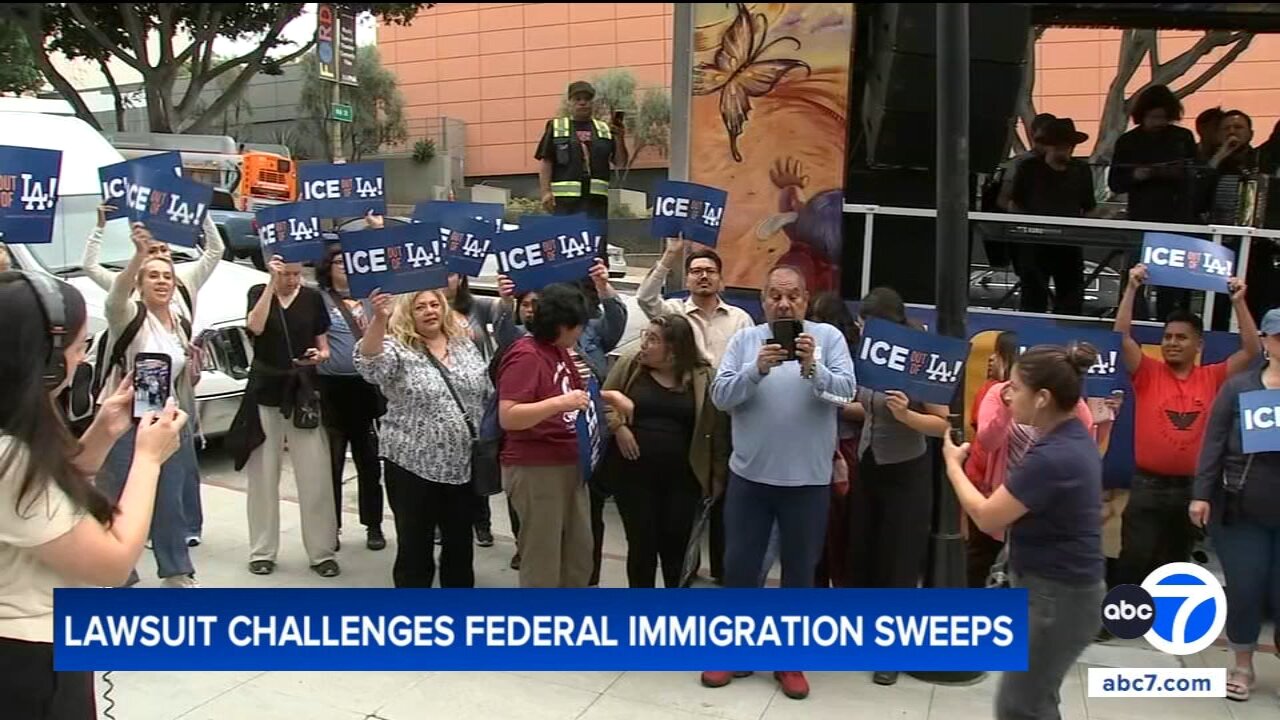 Lawsuit alleges Trump administration's warrantless immigration raids in SoCal are unlawful
