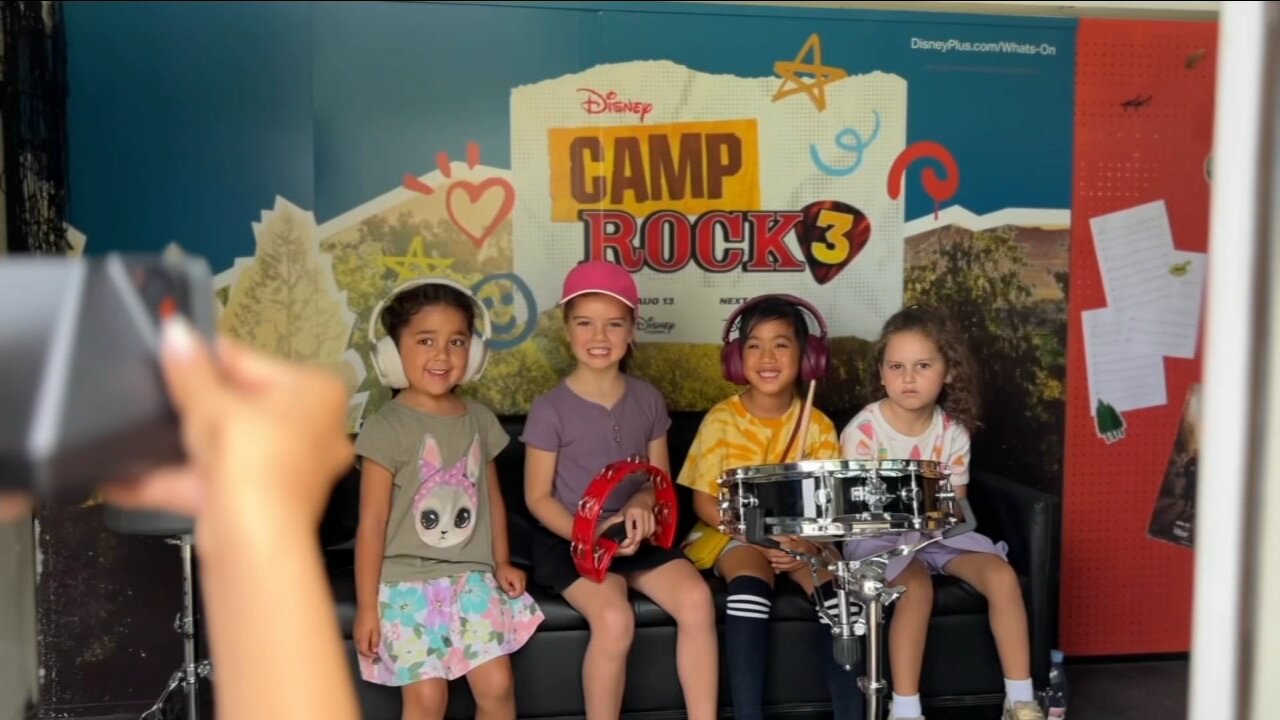 Disney surprises Long Beach campers with 'Camp Rock 3' tour bus stop