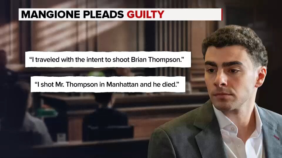 Luigi Mangione admits to shooting UnitedHealthcare CEO as he pleads guilty in federal case