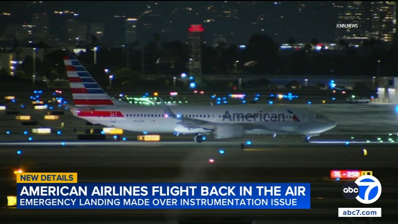 American Airlines flight returns to LAX for emergency landing
