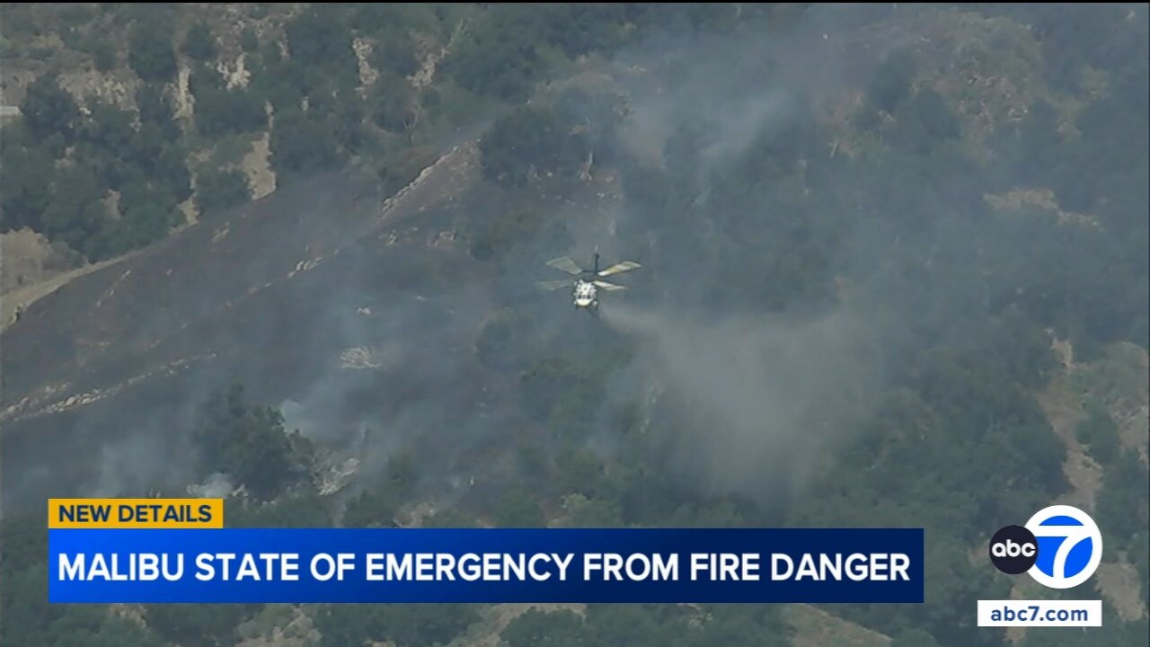 Malibu declares local emergency due to worsening wildfire conditions, allowing city to expedite removal of homeless encampments