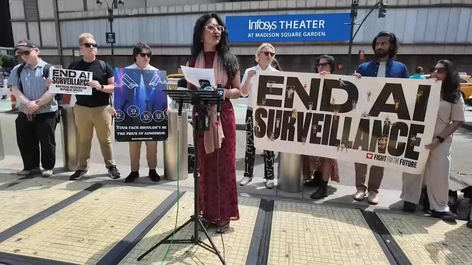 Rally held outside Madison Square Garden over use of face recognition technology: 'Ban the scan