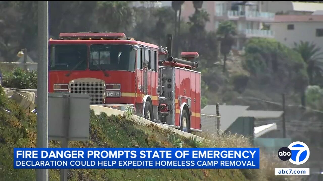 Malibu declares local emergency due to worsening wildfire conditions, allowing city to expedite removal of homeless encampments